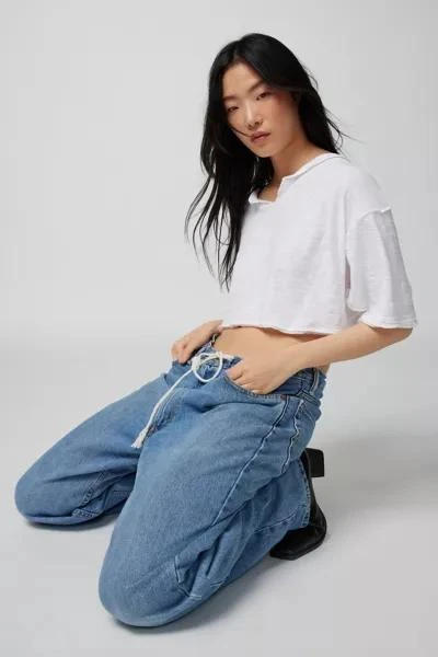 Urban Outfitters UO Brayden Cropped Notch Neck Tee 1