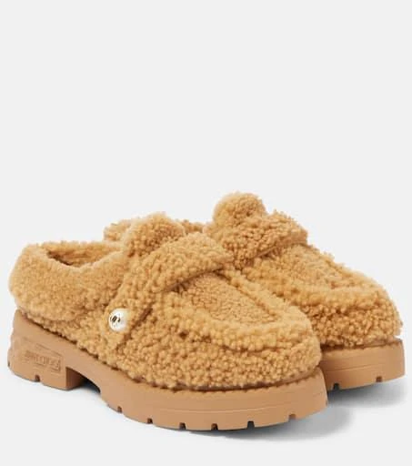 Jimmy Choo Shea shearling mules 1