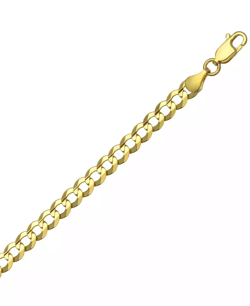 Italian Gold 24" Open Curb Link Chain Necklace (4-5/8mm) in Solid 14k Gold 4