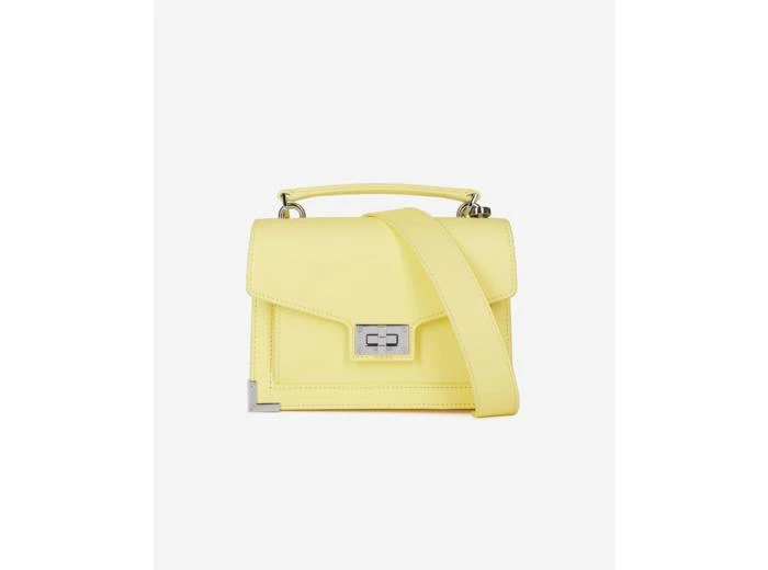 The Kooples Sac Emily Small En Cuir Jaune 1