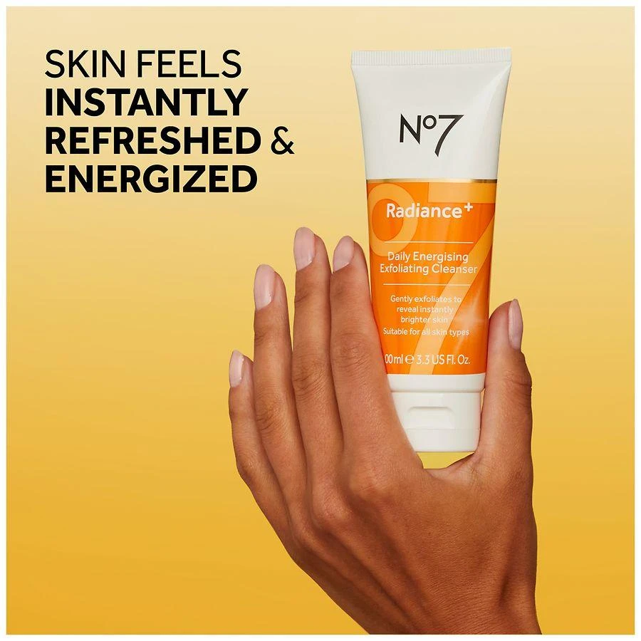 No7 Radiance+ Daily Energizing Exfoliating Cleanser 4