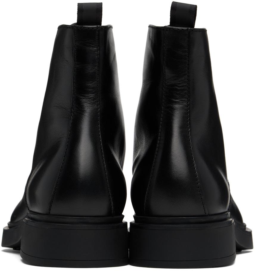 Officine Creative Black Engineer 005 Boots