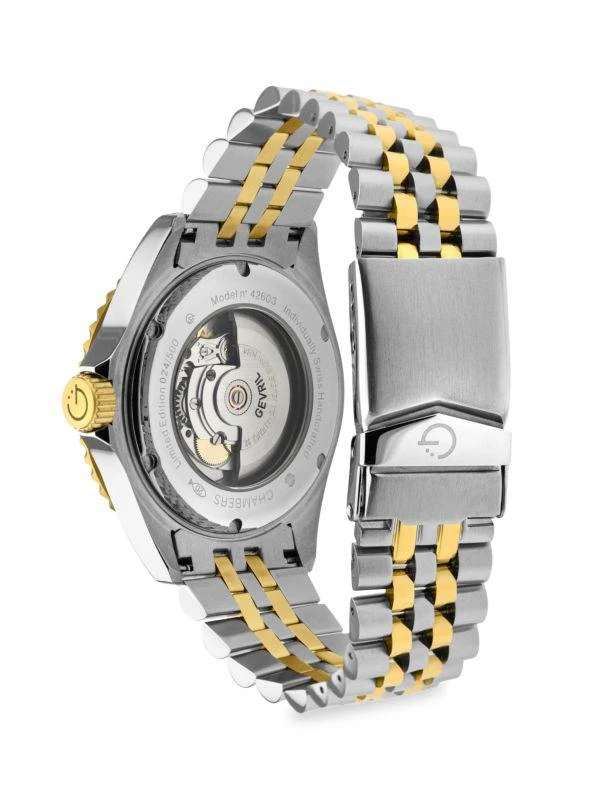 Gevril Chambers 43MM Two-Tone Stainless Steel Bracelet Watch 3