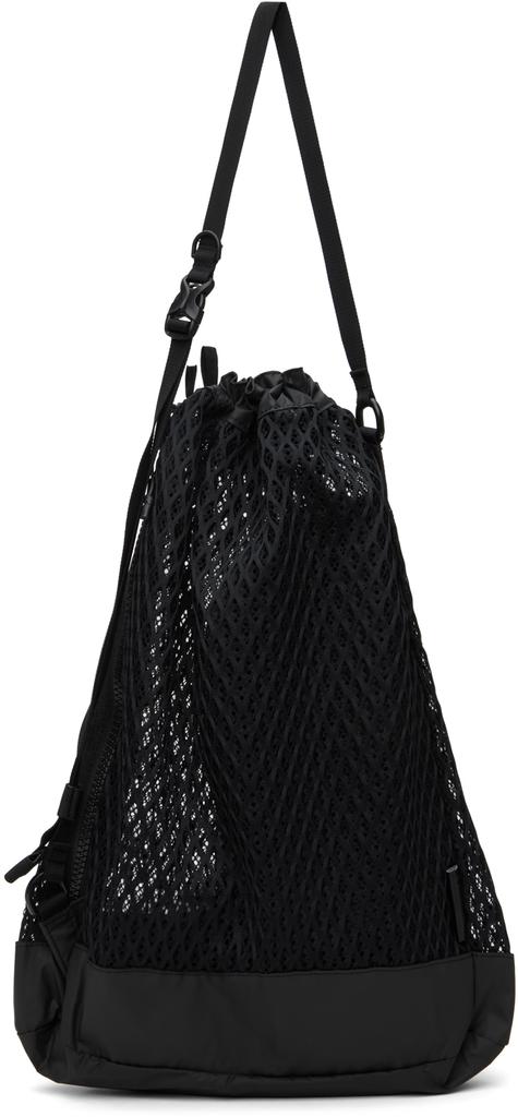 Snow Peak Black Double Face Mesh Bag