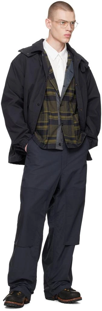Engineered Garments Navy Hooded Jacket 4