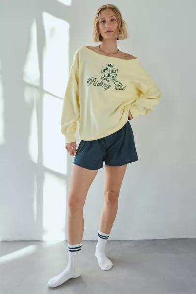 Out From Under Out From Under Imani Oversized Off-The-Shoulder Sweatshirt