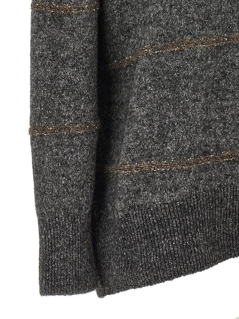 Brunello Cucinelli Brunello Cucinelli Oversized Turtleneck Knitted Jumper 4