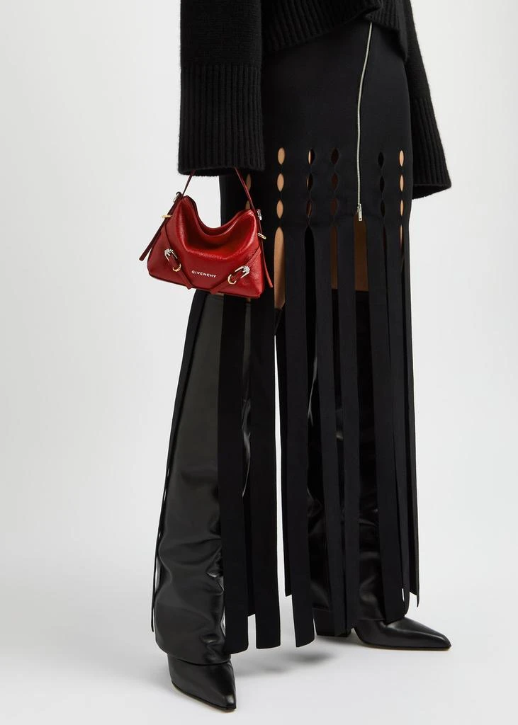 Givenchy Voyou Nano grained-leather top handle bag 5