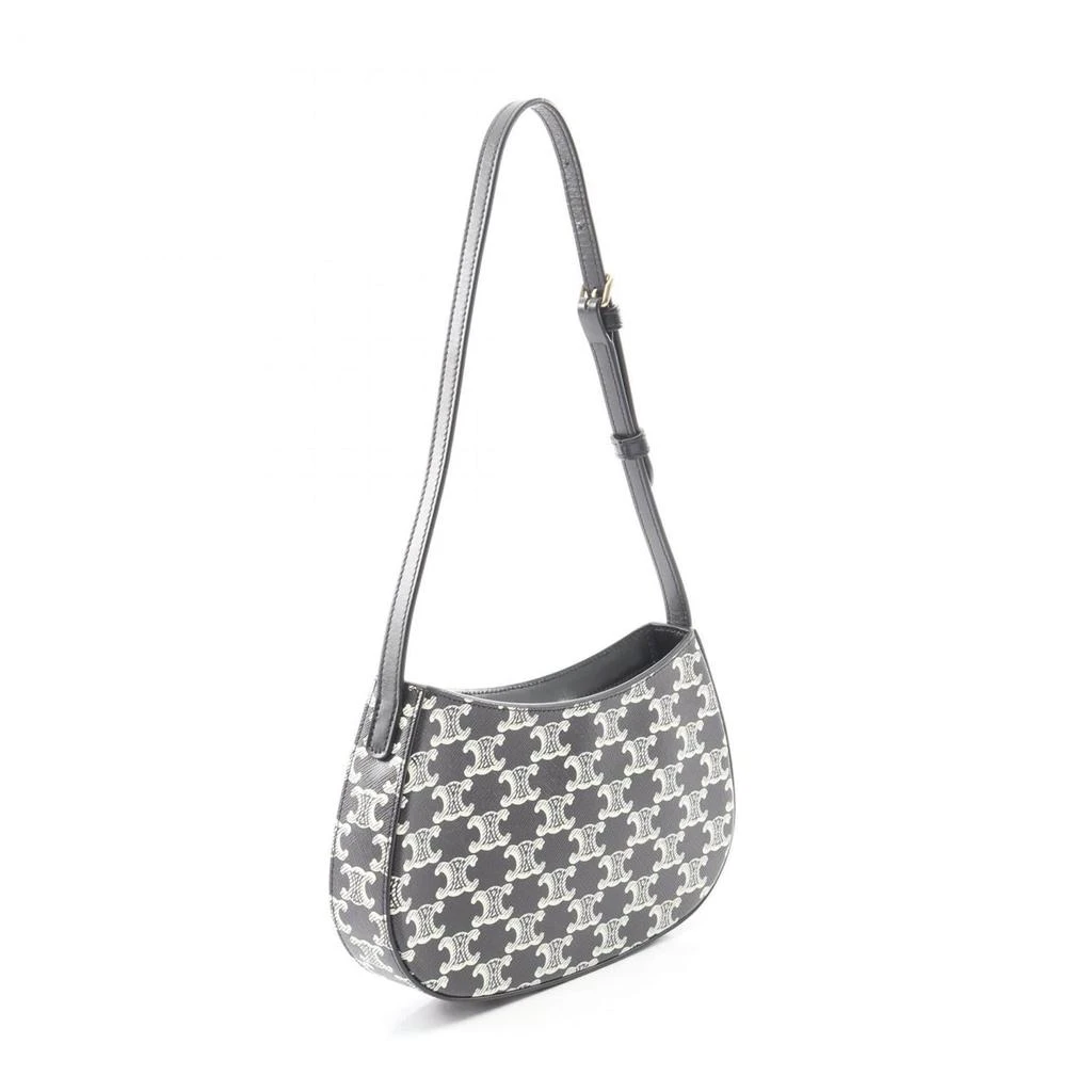 Celine Coated Canvas Leather Shoulder Bag (Pre-Owned) 2