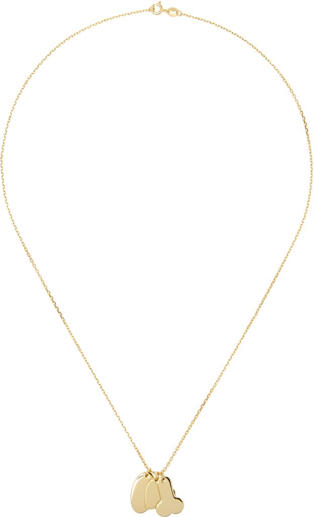 Carne Bollente Gold Naughty Necklace