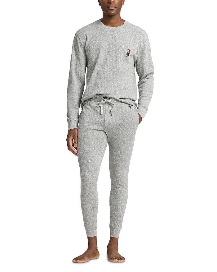 Ralph Lauren 2 Piece Thermal Polo Bear Top & Jogger Pajama Set - Exclusive