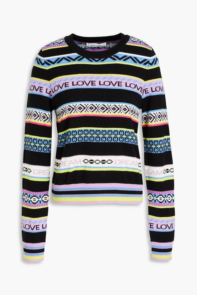 Chinti & Parker Intarsia wool and cashmere-blend sweater
