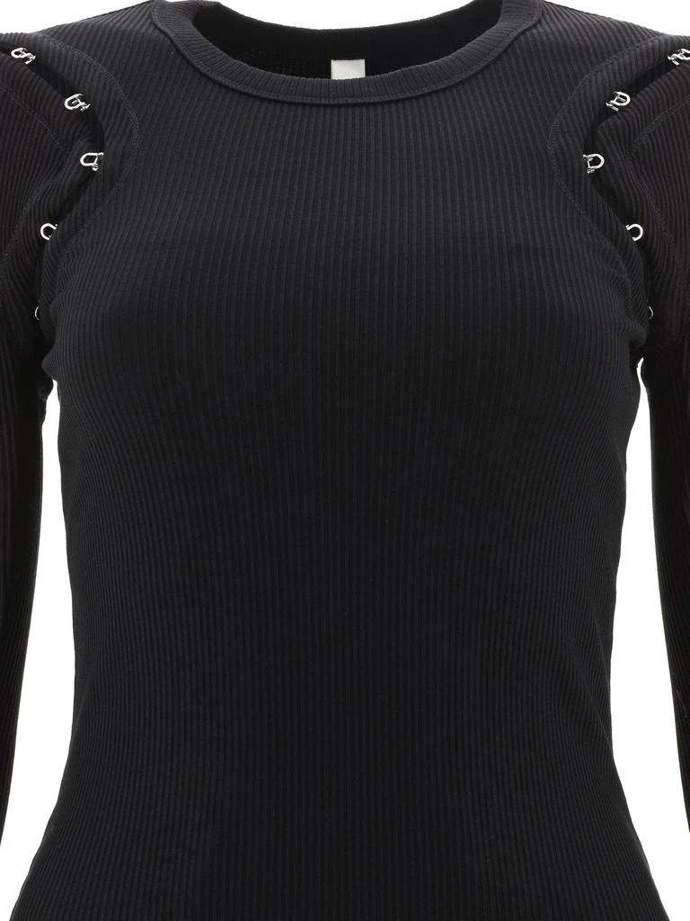 Dion Lee Dion Lee Hook And Eye Ribbed Crewnck Mini Dress 4