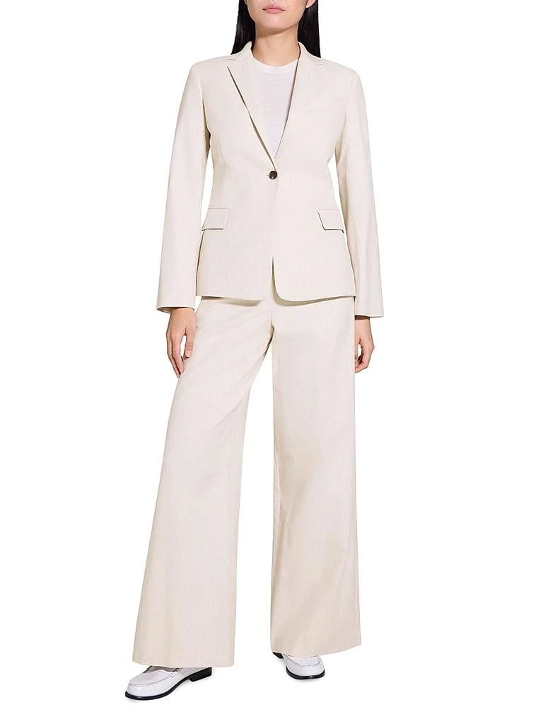 Theory Cotton & Linen Slim-Fit Blazer 2