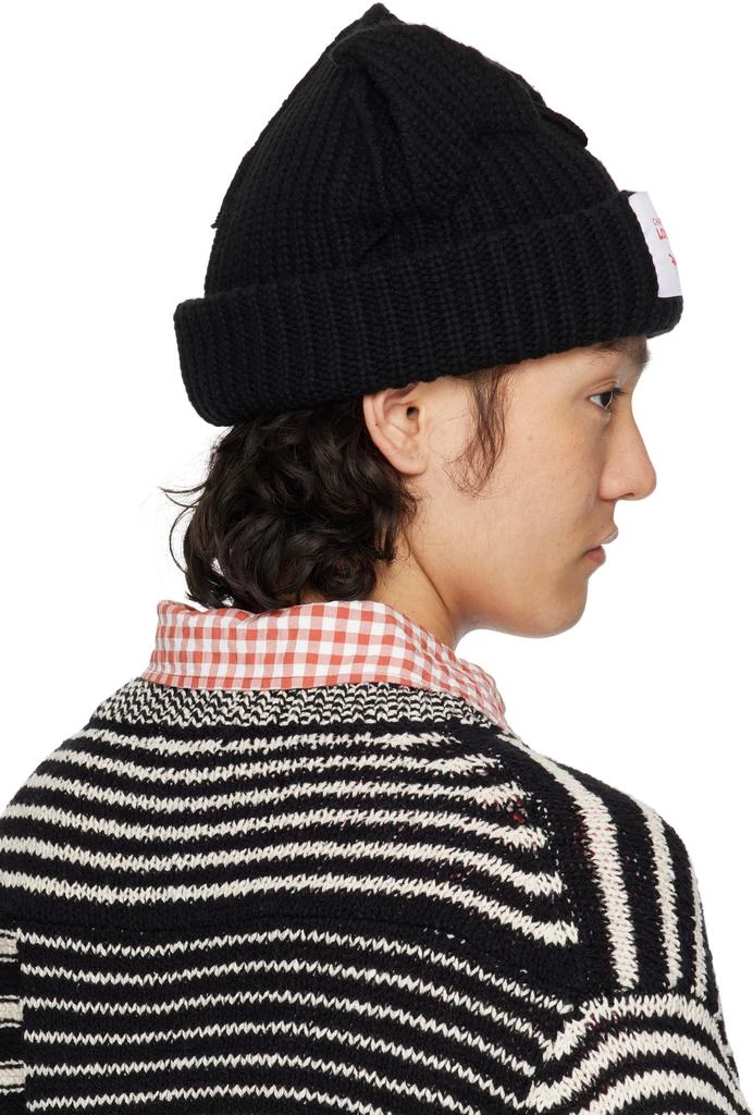 Charles Jeffrey Loverboy Black Chunky Ears Beanie 3