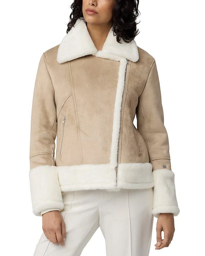 Soia & Kyo Phoebe Faux Shearling Biker Jacket 5