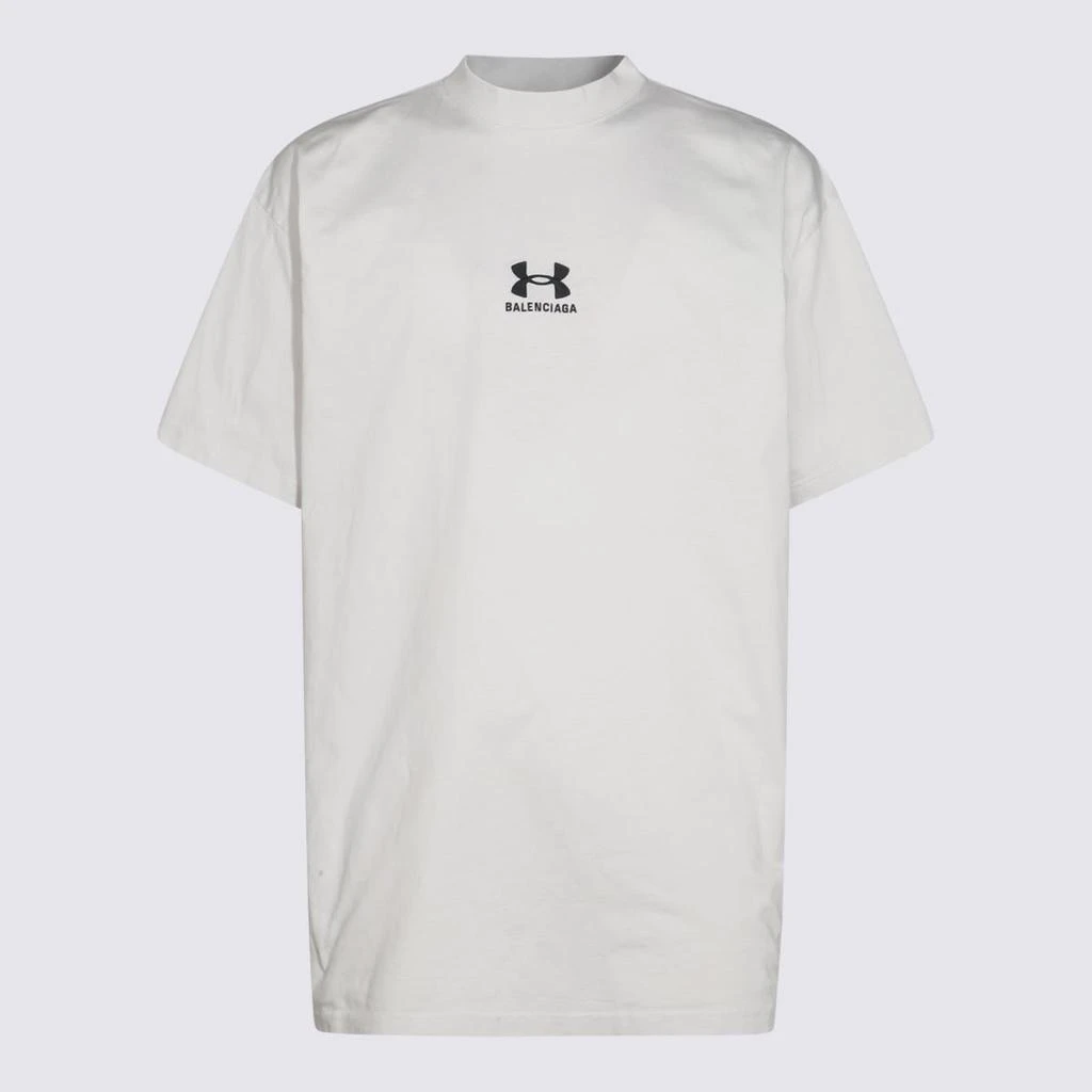 Balenciaga Balenciaga White Cotton T-Shirt 1