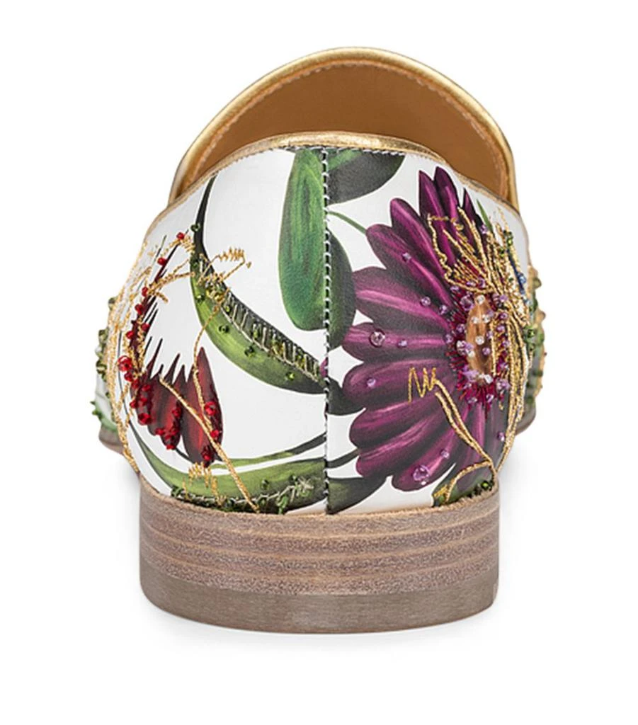 Christian Louboutin Dandyswing Floral Print Loafers  display picture 3