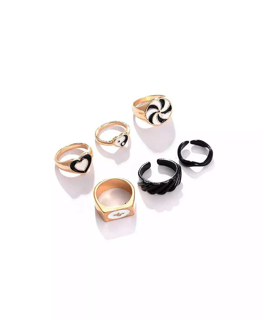 SOHI Women
s Everyday Multi-Layer Ring