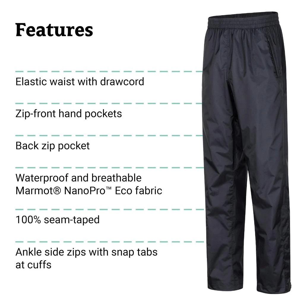 Marmot MARMOT Mens Men's Precip Eco Pant 6