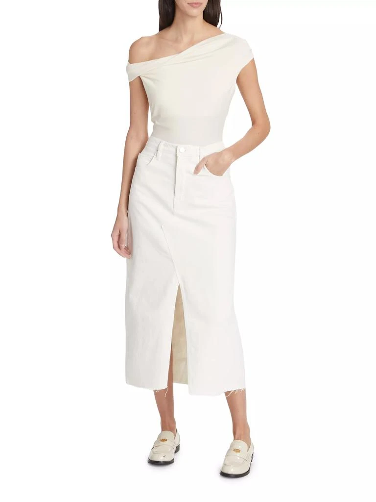 Reformation Cello One-Shoulder Ruched Top 2