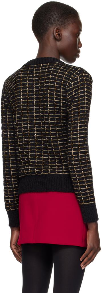 Ernest W. Baker Black Check Cardigan - Tops - BeyondStyle