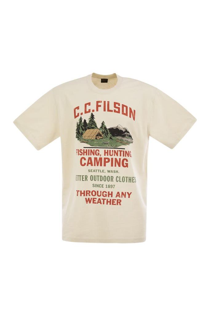 Filson COTTON T-SHIRT WITH BREAST POCKET - T-Shirts