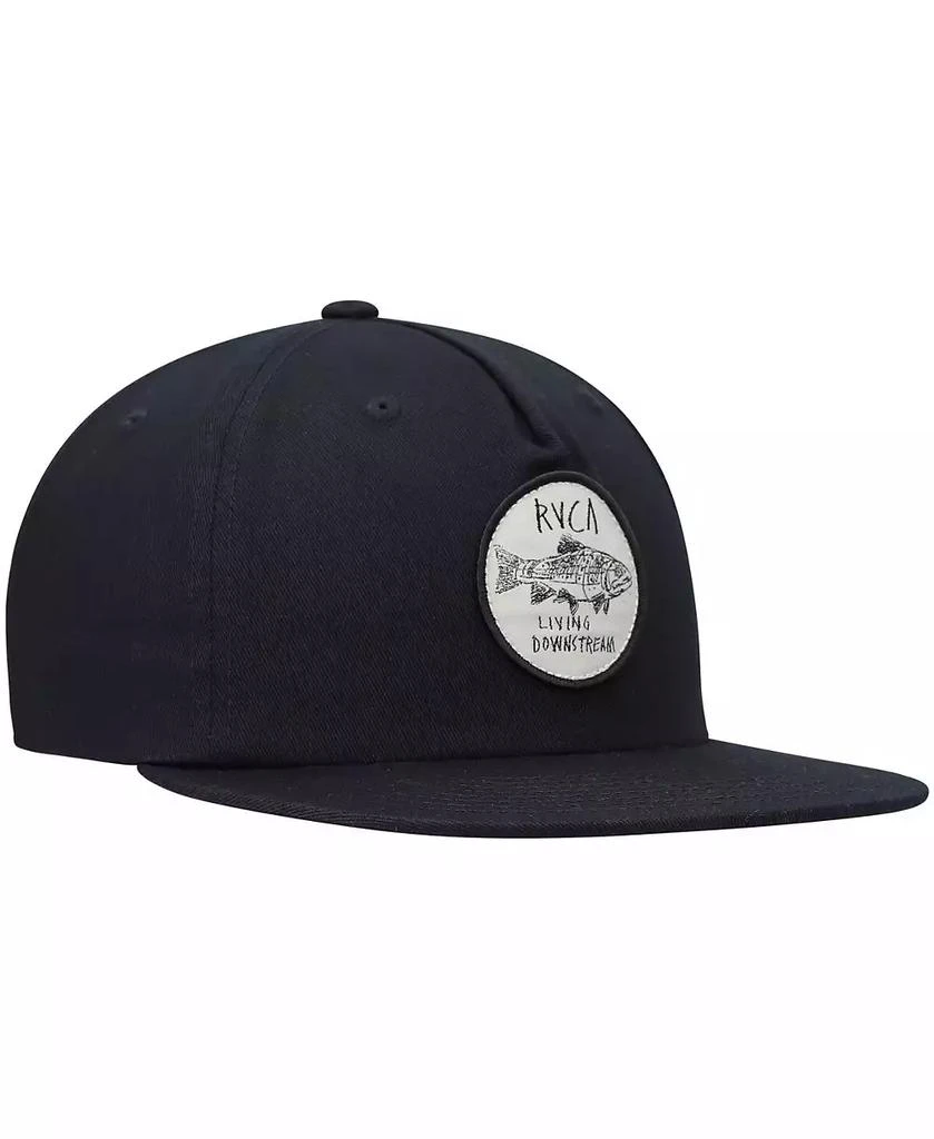 RVCA Men's Black Horton Sport Snapback Hat 3