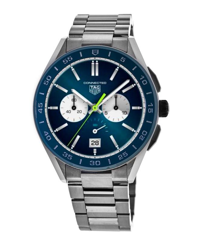 TAG Heuer Tag Heuer Connected Modular 45 Blue Digital Dial Stainless Steel Men's Watch SBG8A11.BA0646-SD