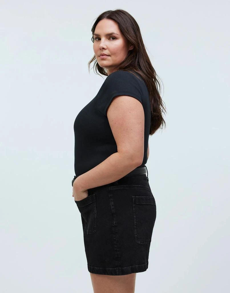 Madewell The Curvy Denim Emmett Short: Patch Pocket Edition 3