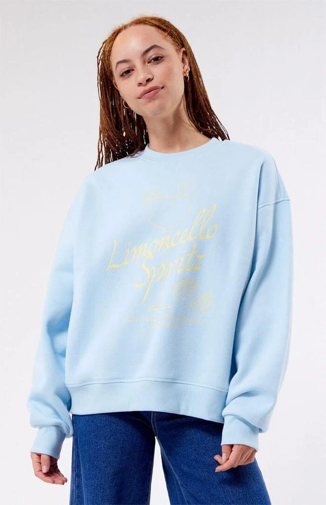 PacSun Limoncello Crew Neck Sweatshirt 1