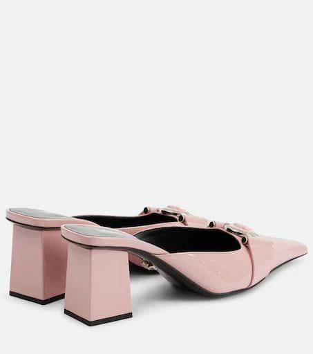 Versace Medusa patent leather mules 3