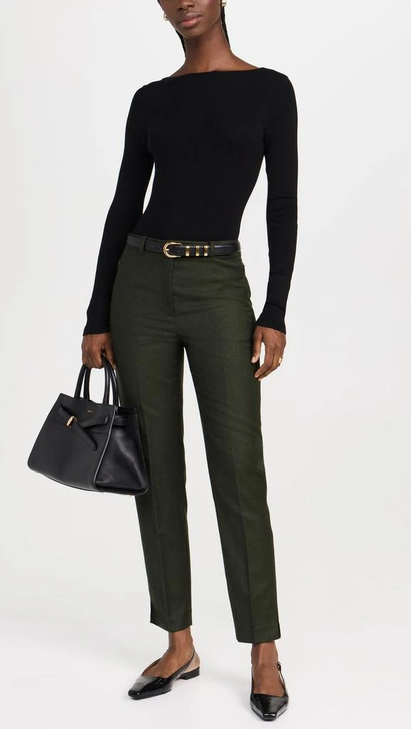 Theory High Waisted Taper Pants 4
