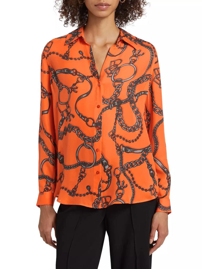 L'Agence Nina Silk Blouse 3