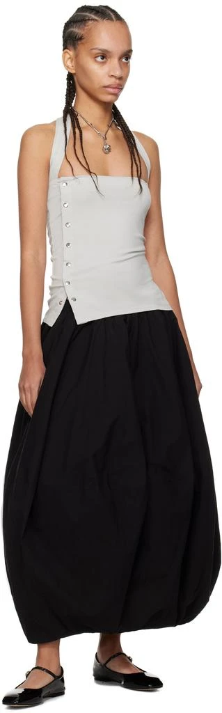 AEYDE Black Uma Leather Mary-Jane Ballerina Flats 5