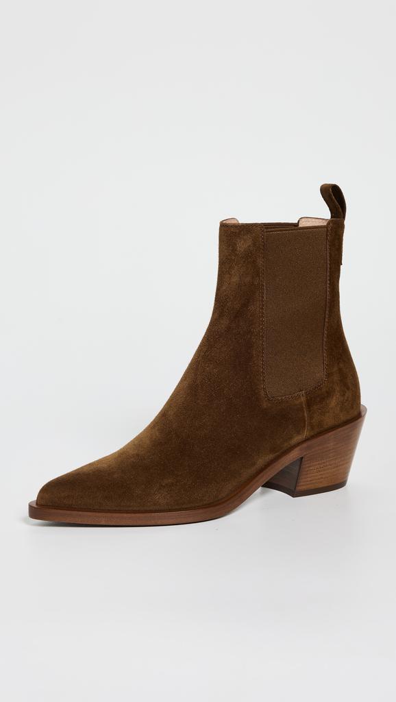 Gianvito Rossi Wylie Camoscio Stivale Booties
