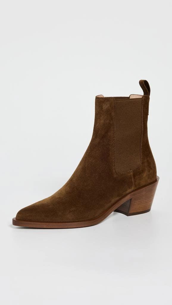 Gianvito Rossi Wylie Camoscio Stivale Booties 1