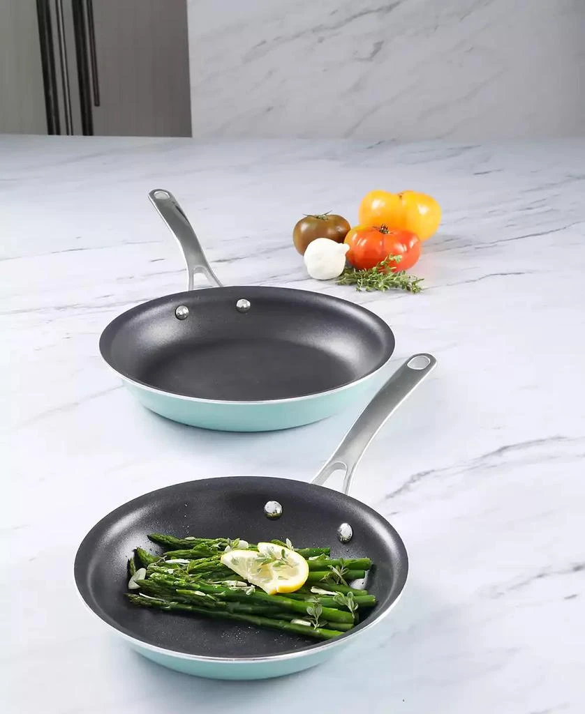 Martha Stewart 10-Pc. Hard-Enameled Aluminum Nonstick Cookware Set 5