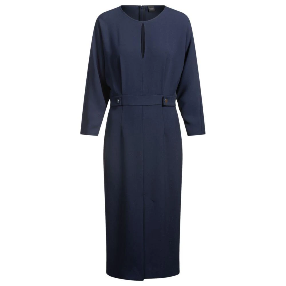 counselor troi blue dress Women's dress by HUGO BOSS | 50530477 Pastel Blue | Boutique Vvg , fashion  clothing for men and women