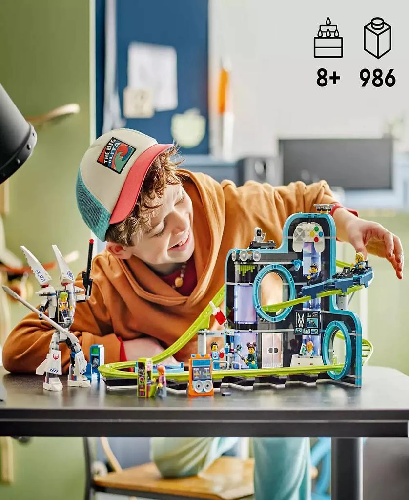 LEGO City Robot World Roller-Coaster Park Toy Building Set 60421, 986 Pieces 2
