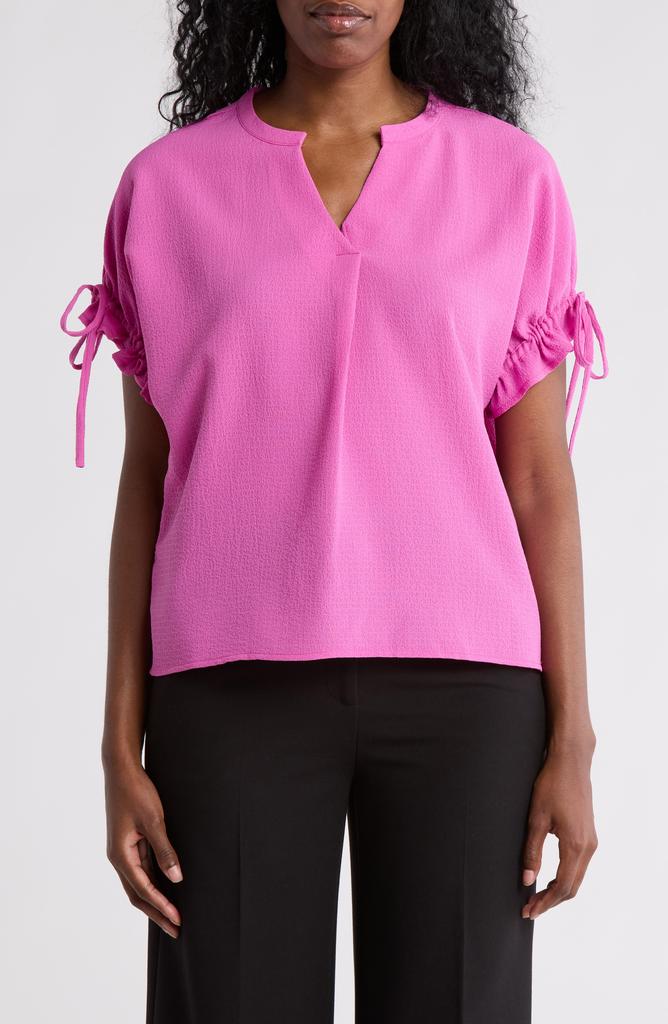 Bobeau Tie Dolman Sleeve Top