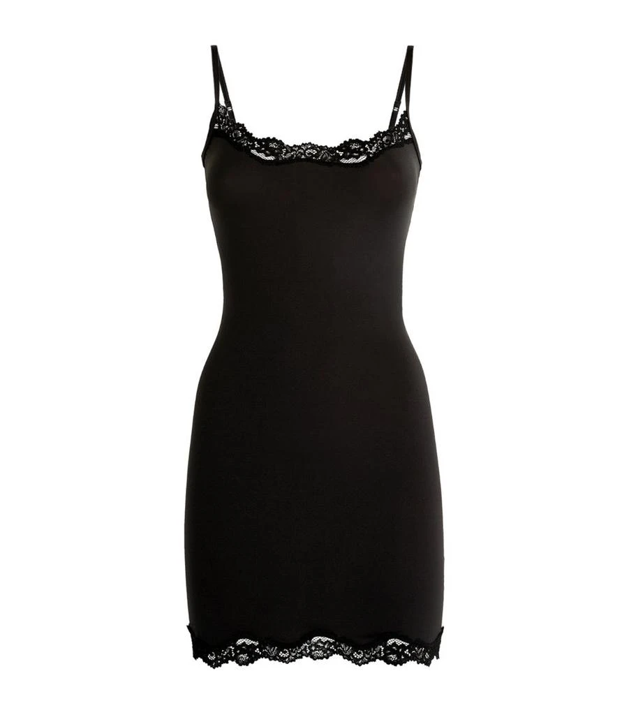 SKIMS Fits Everybody Lace-Trim Slip Dress 1