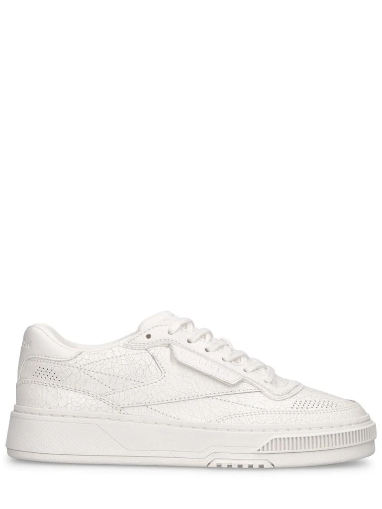 Reebok Club C Ltd Cracked Leather Sneakers 1