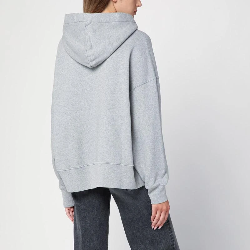 Palm Angels College hoodie melange grey/violet 4