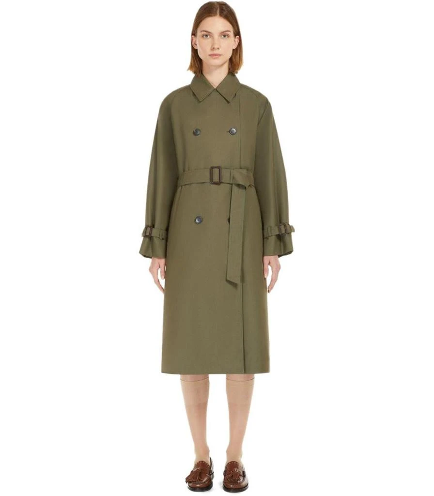 Weekend Max Mara Weekend Max Mara Canasta Kaki Trench 2