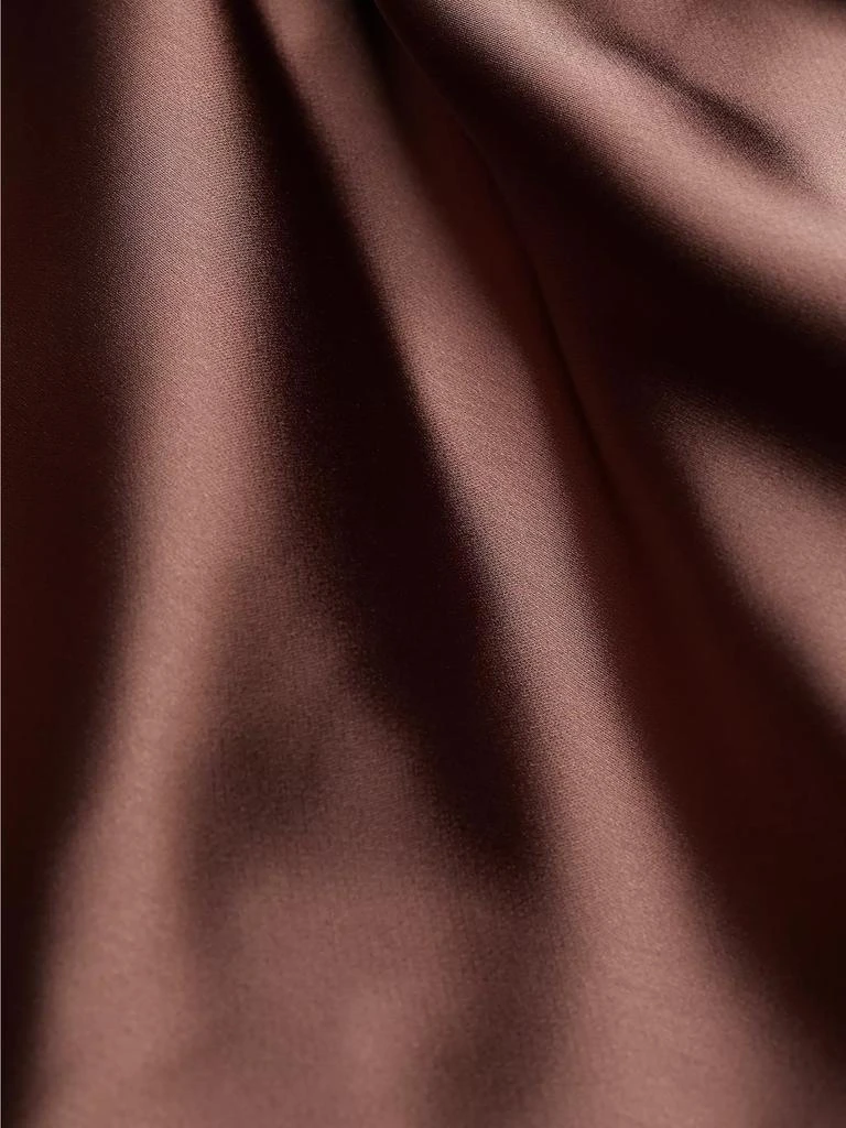 Amsale Draped Satin Asymmetric Cocktail Dress 7