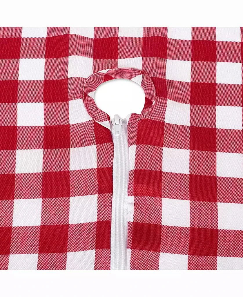 Design Imports Outdoor Table Runner with Zipper 14" X 72" 2