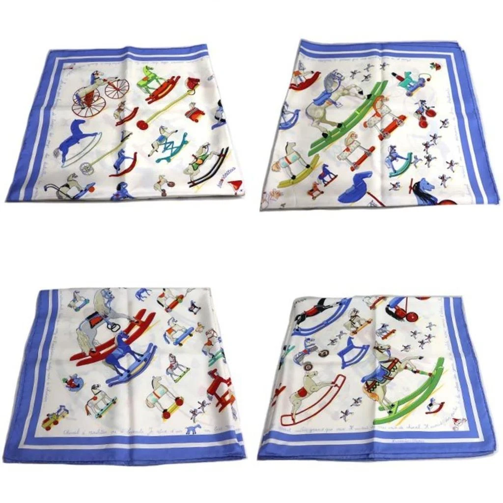 Hermes blue Silk Scarf (Pre-Owned) 2