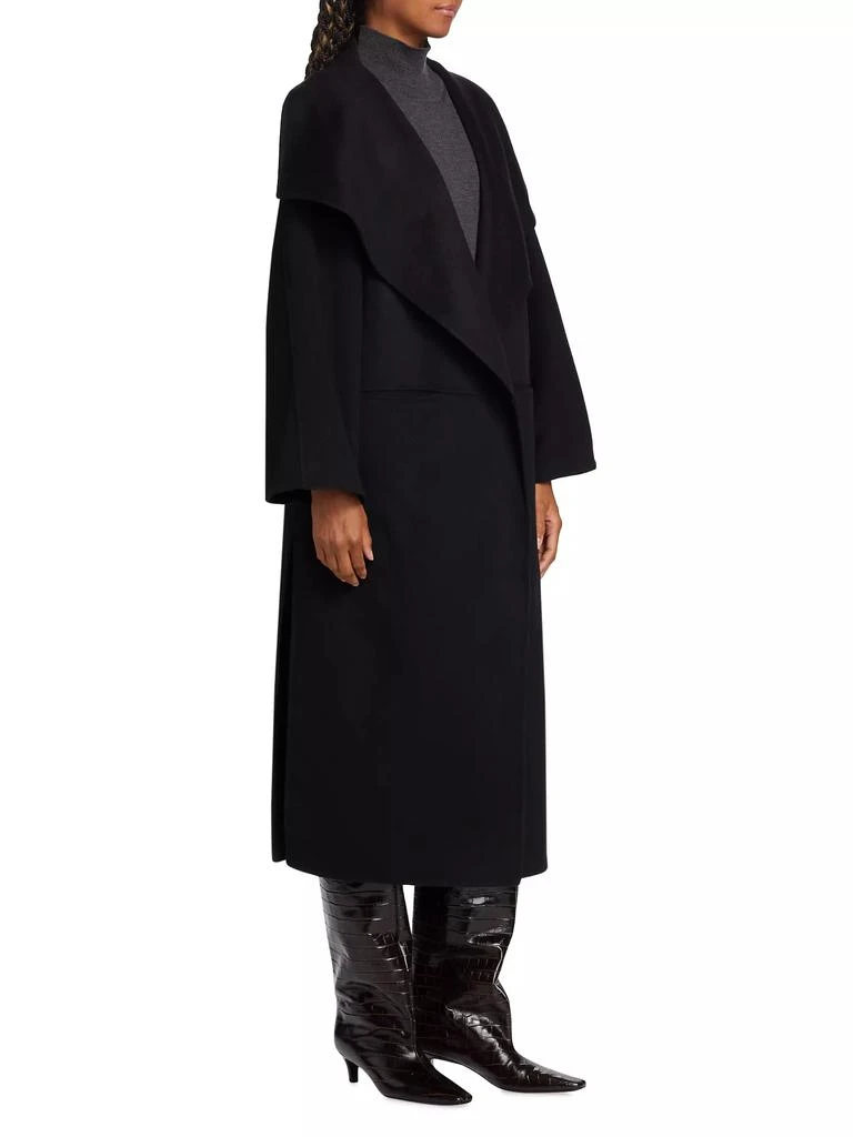 Toteme Open-Front Wool Coat 4