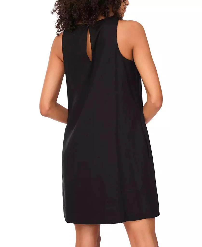 MSK Women's Solid-Color Sleeveless Shift Mini Dress 3